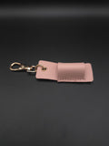 Pen Clip Key Chain - PU Leather (Light Pink)