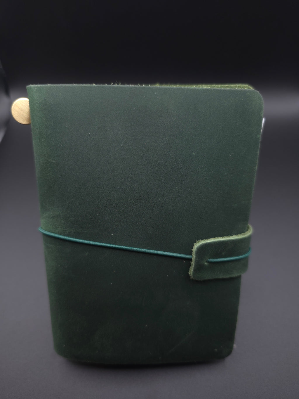 A Fine Line Writing Co. Leather Traveler's Journal – Passport Size (Green)