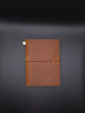 A Fine Line Writing Co. Leather Traveler's Journal – Passport Size (Brown)
