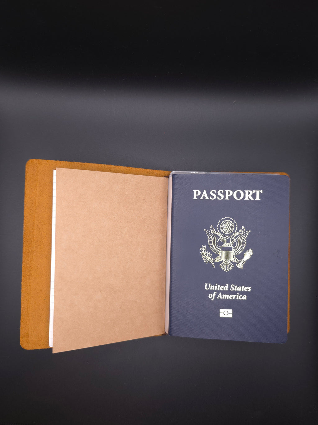 A Fine Line Writing Co. Leather Traveler's Journal – Passport Size (Brown)