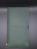 A Fine Line Writing Co. Leather Traveler's Journal – Regular Size (Green)
