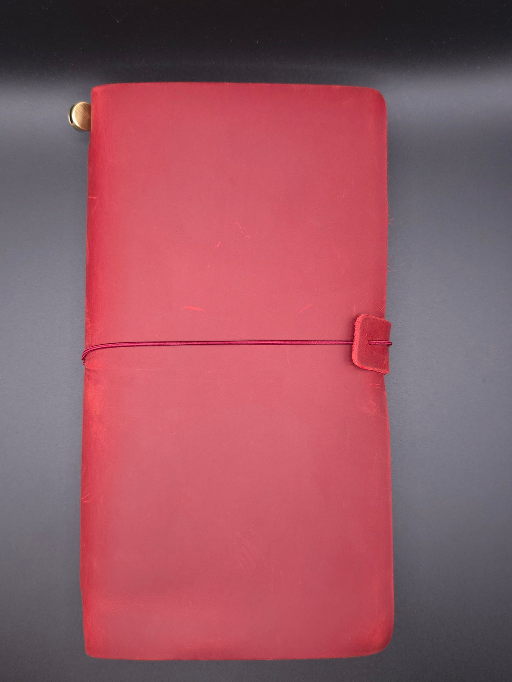 A Fine Line Writing Co. Leather Traveler's Journal – Regular Size (Red)