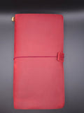 A Fine Line Writing Co. Leather Traveler's Journal – Regular Size (Red)