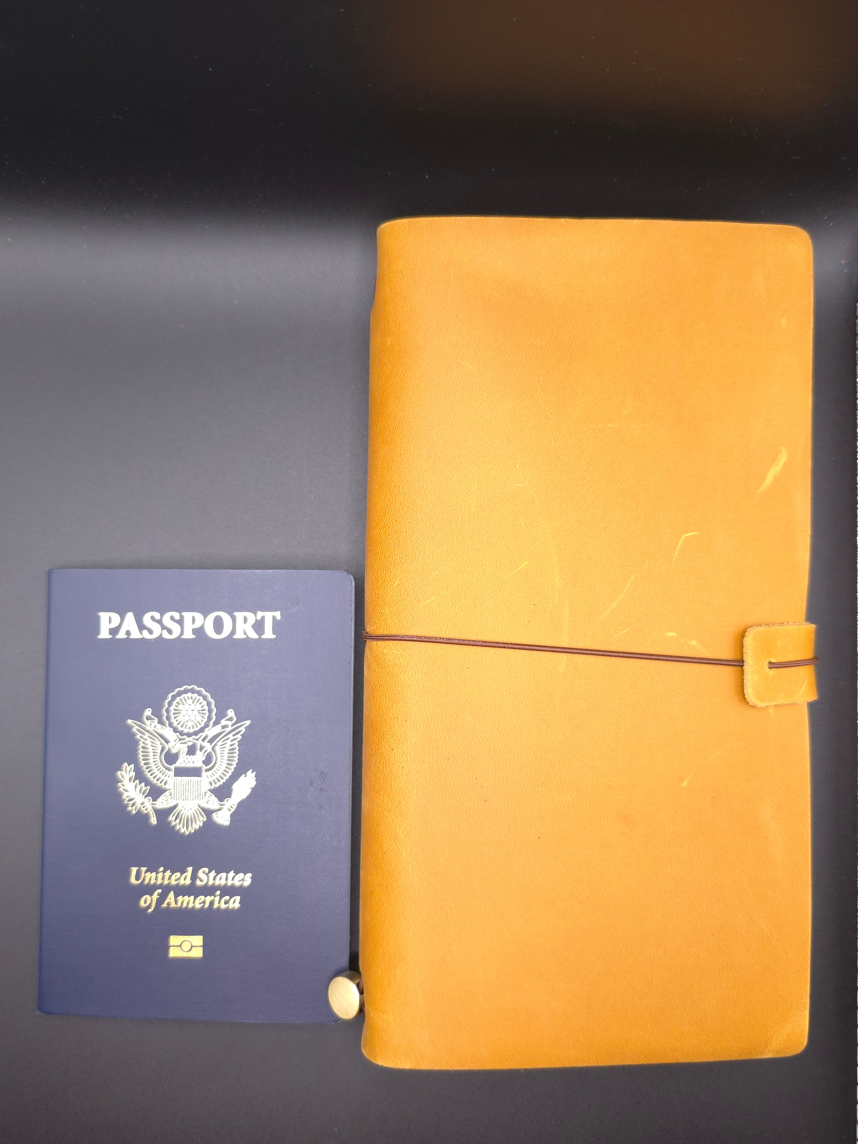 A Fine Line Writing Co. Leather Traveler's Journal – Regular Size (Light Brown)