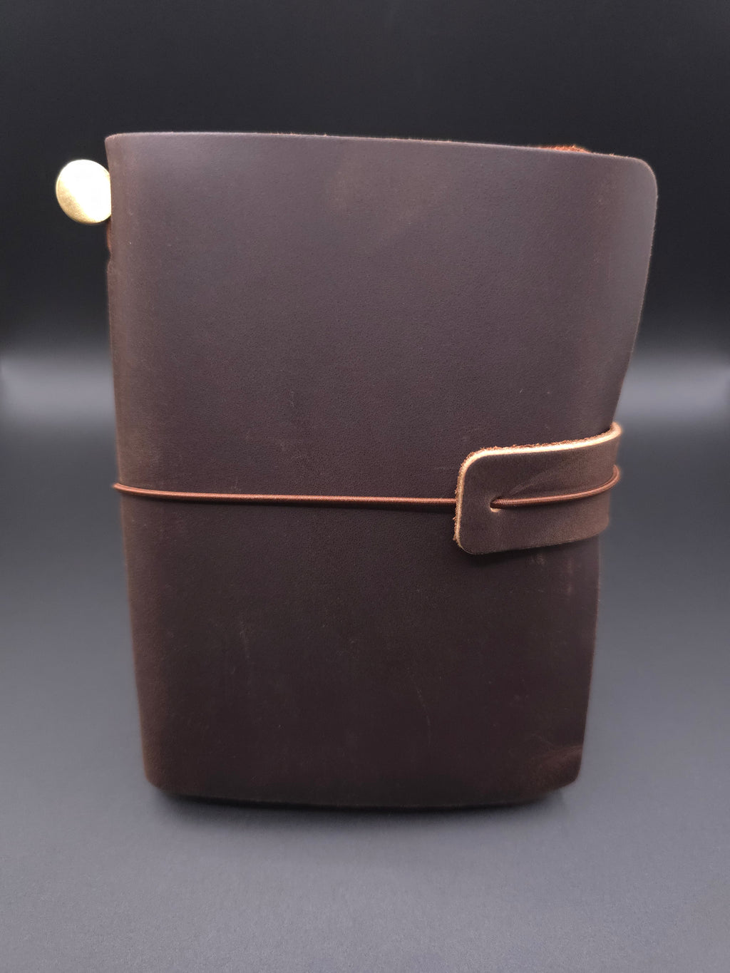 A Fine Line Writing Co. Leather Traveler's Journal – Passport Size (Coffee)