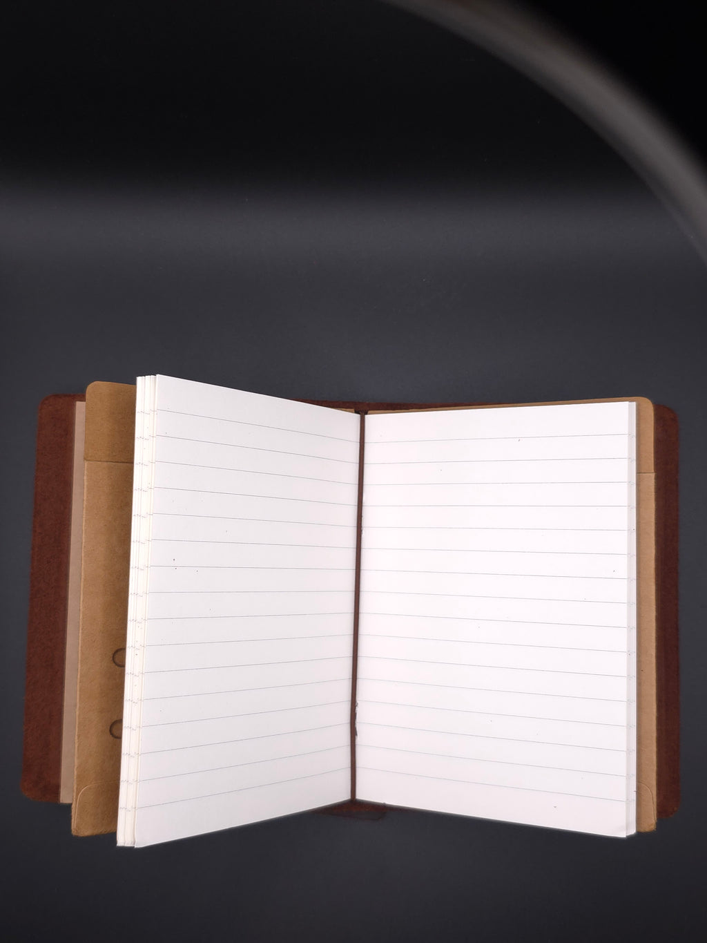 A Fine Line Writing Co. Leather Traveler's Journal – Passport Size (Coffee)