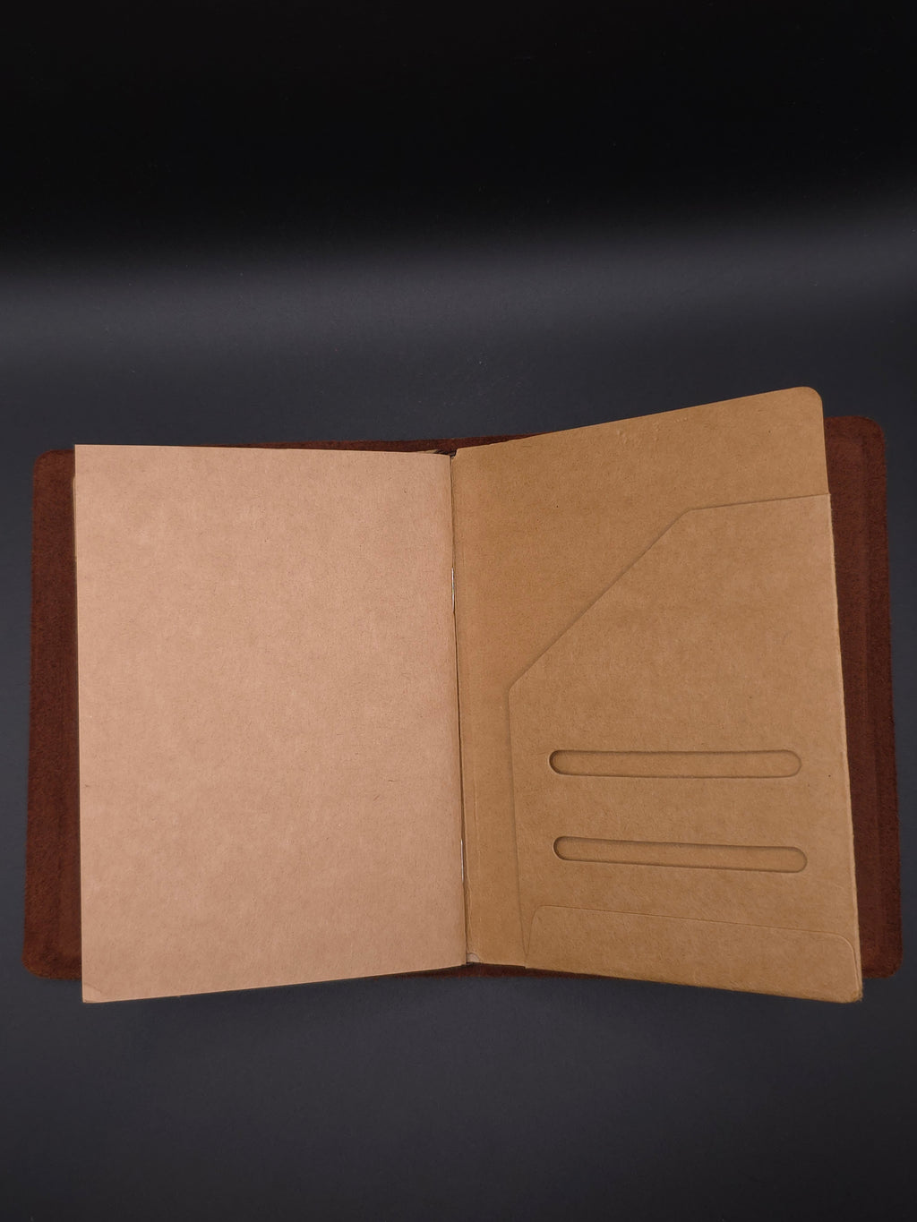 A Fine Line Writing Co. Leather Traveler's Journal – Passport Size (Coffee)