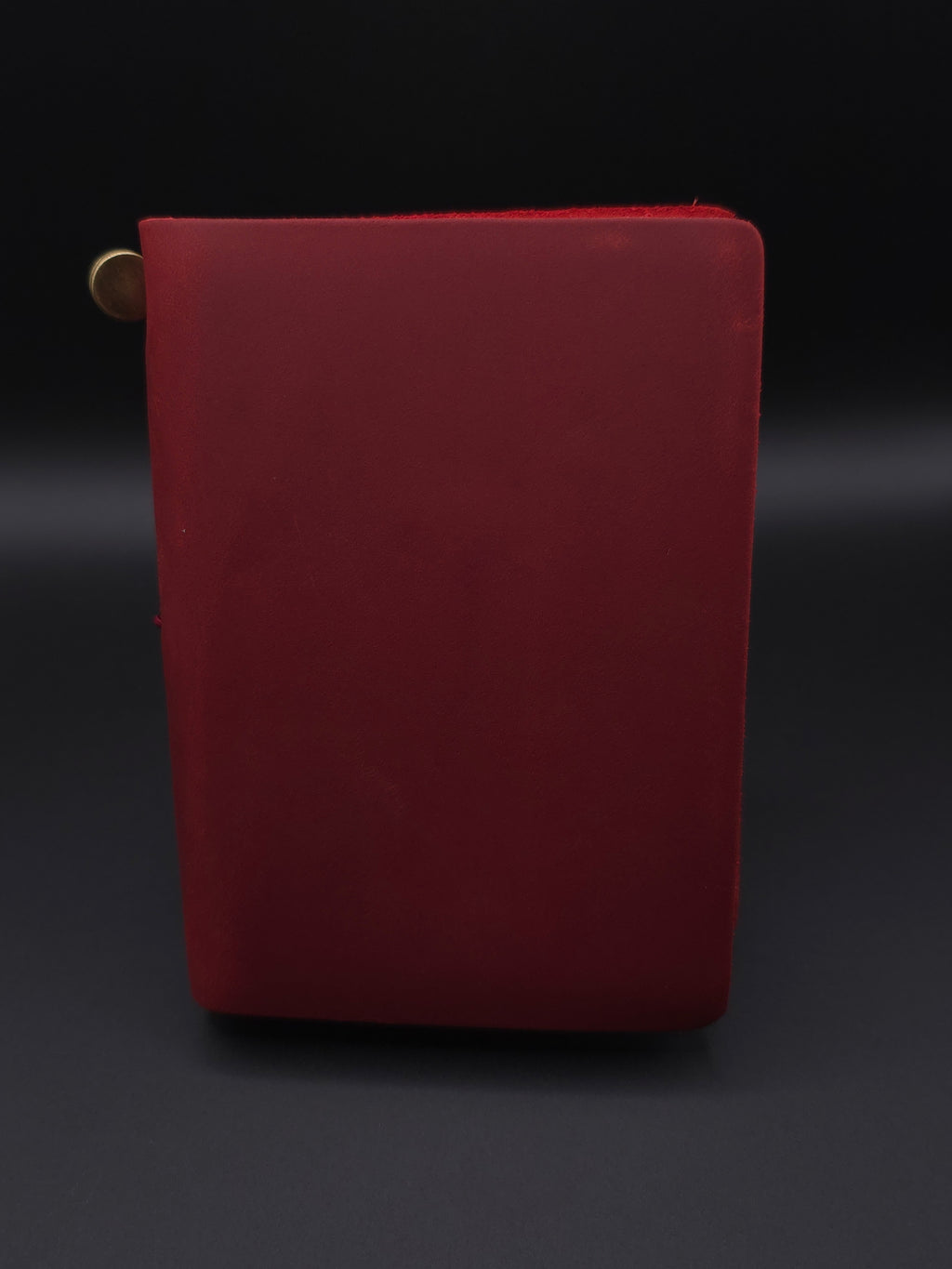 A Fine Line Writing Co. Leather Traveler's Journal – Passport Size (Red)