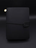 A Fine Line Writing Co. Leather Traveler's Journal – Passport Size (Black)