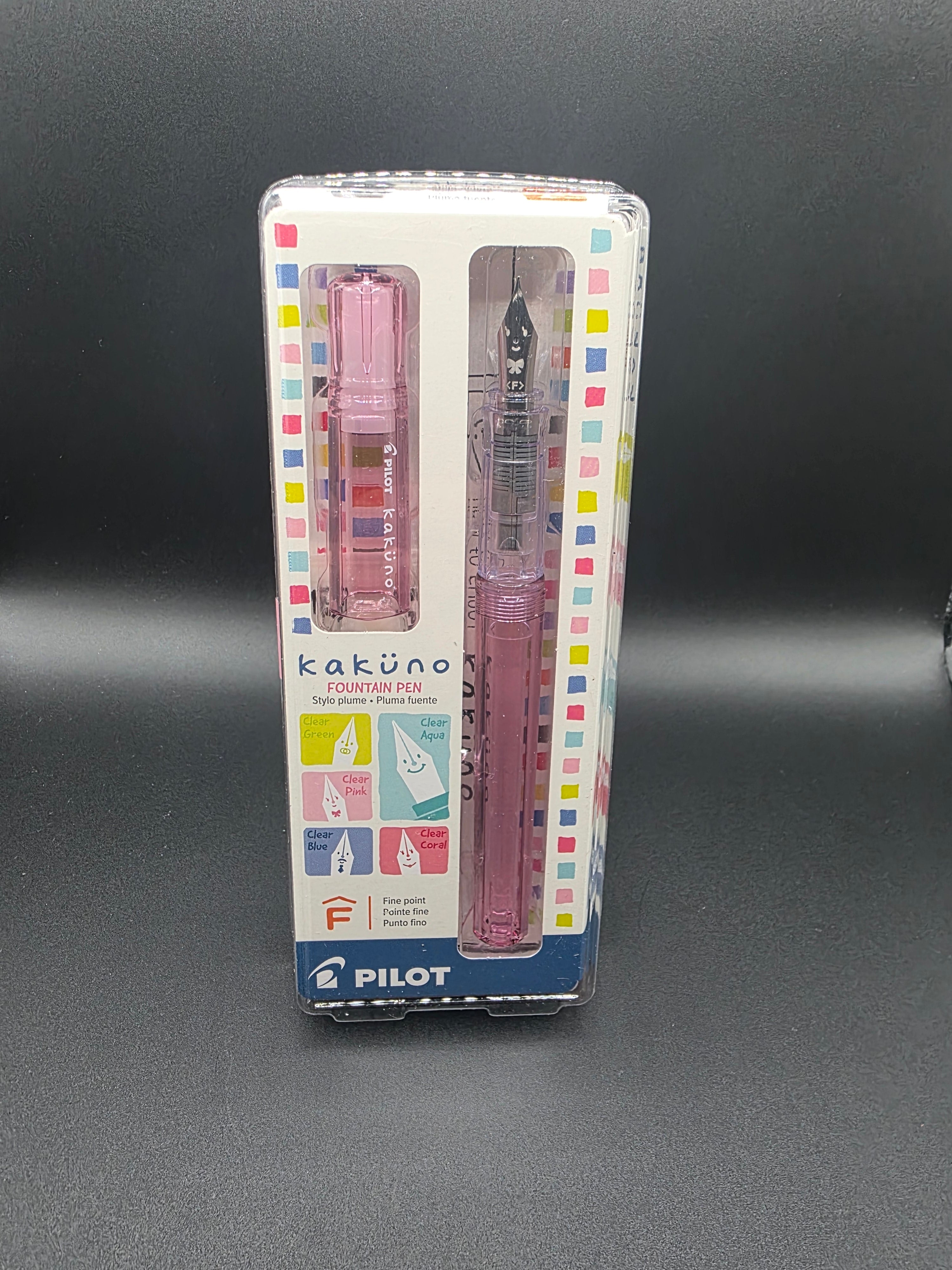Pilot Kakuno (clear / pink) (fine)