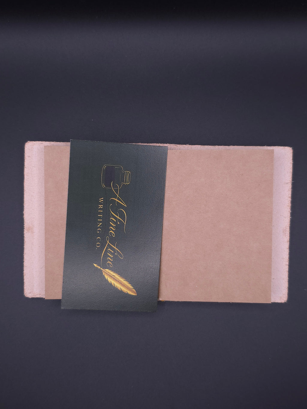 A Fine Line Writing Co. Leather Mini Traveler's Journal (green)
