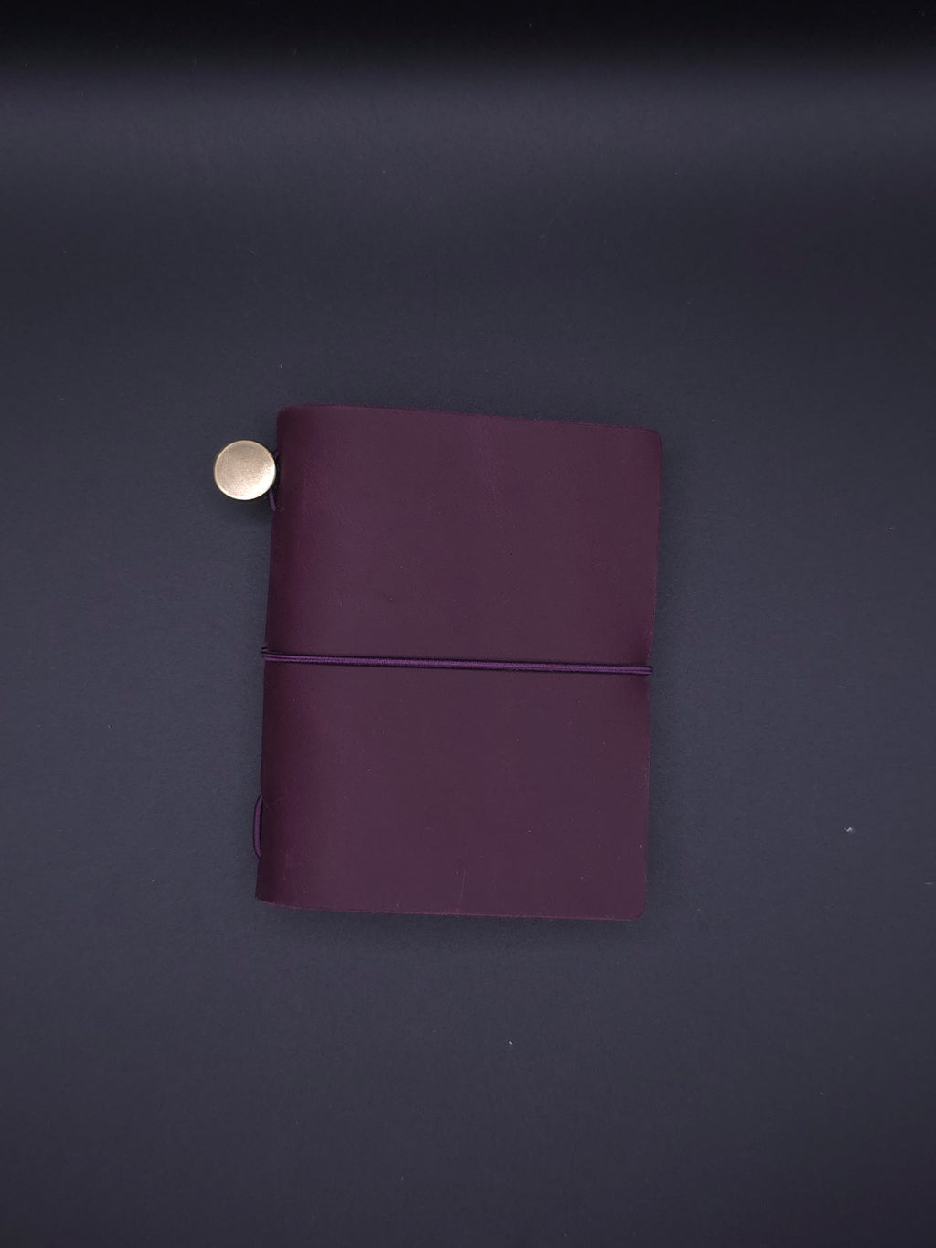 A Fine Line Writing Co. Leather Mini Traveler's Journal (purple)