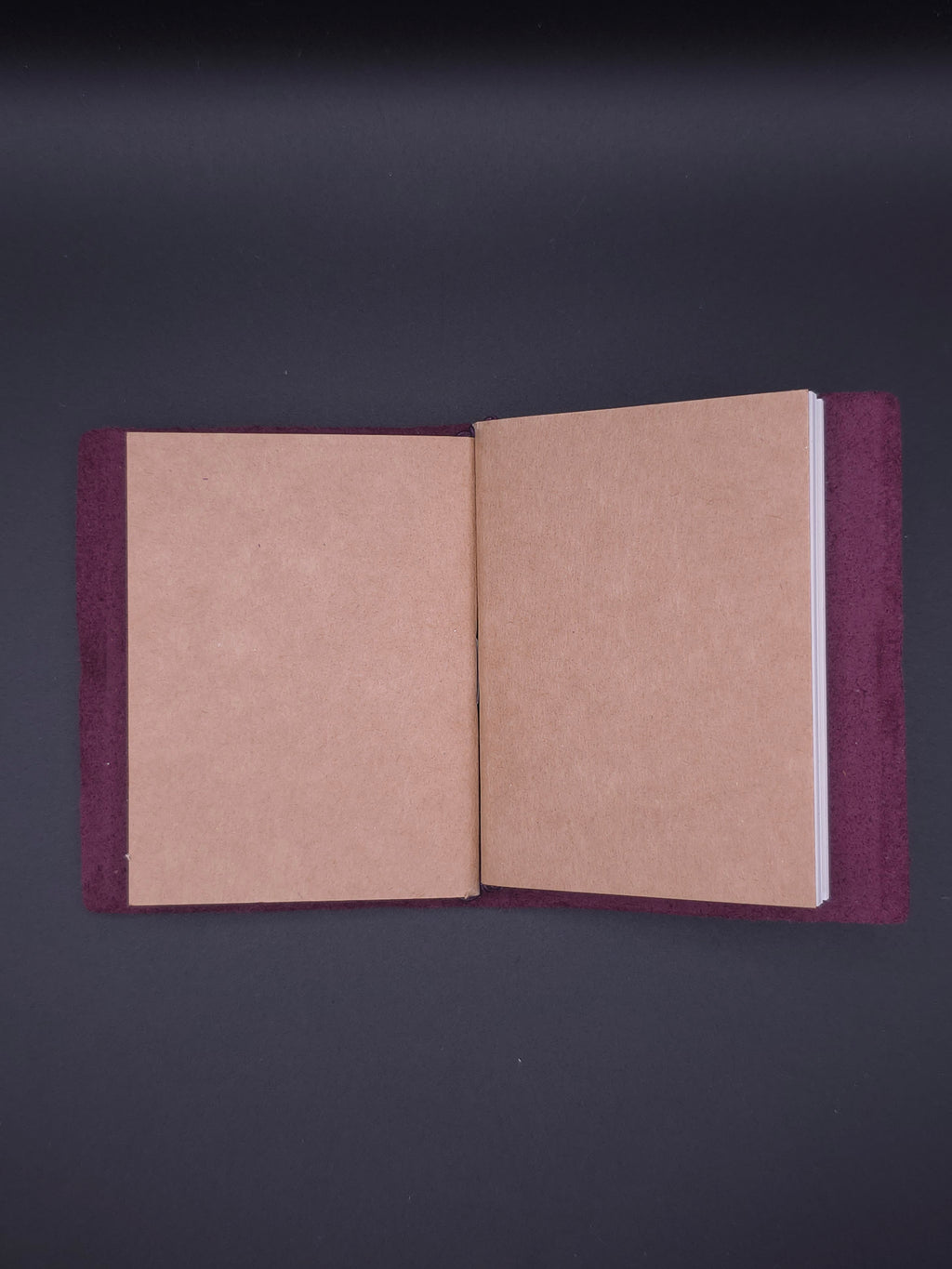 A Fine Line Writing Co. Leather Mini Traveler's Journal (purple)