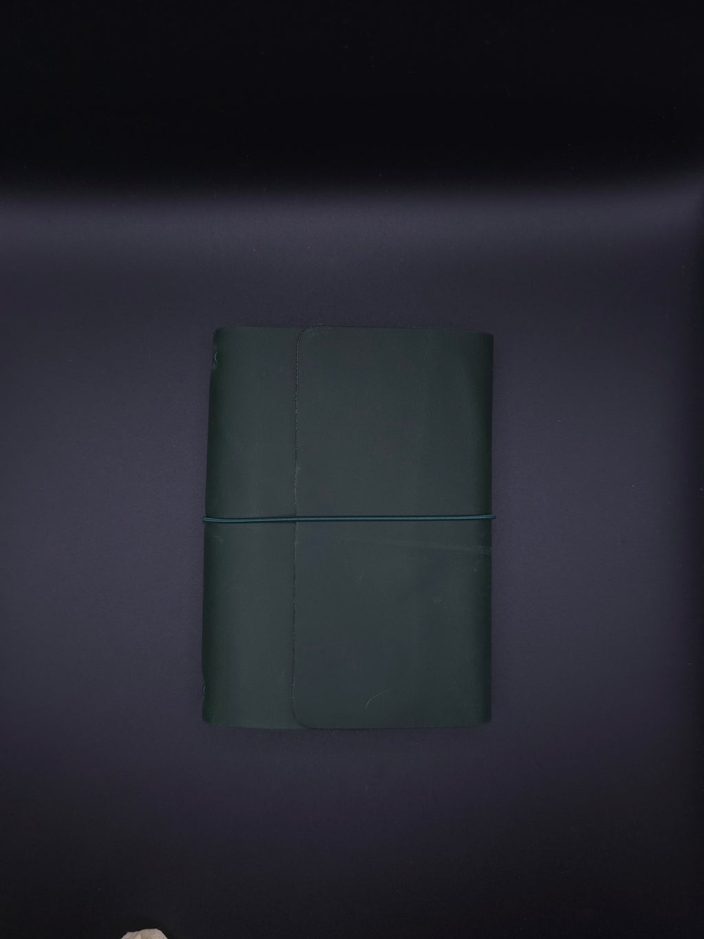 A Fine Line Writing Co. Leather Traveler's Journal – Passport Size (TRI-FOLD) (Green)