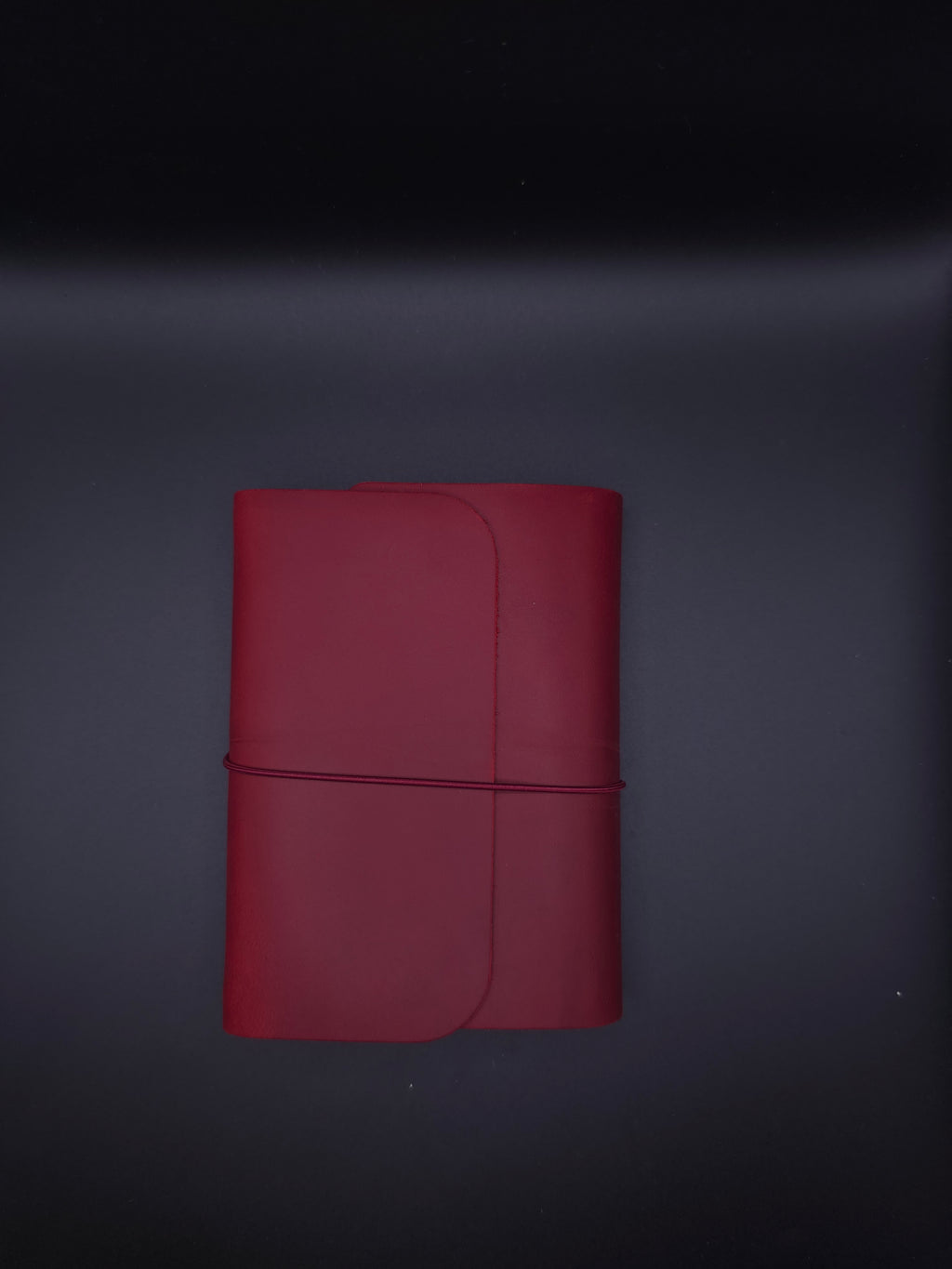 A Fine Line Writing Co. Leather Traveler's Journal – Passport Size (TRI-FOLD) (Red)