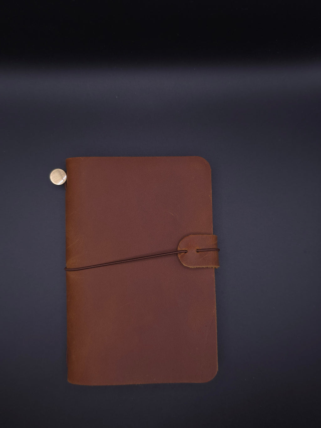 A Fine Line Writing Co. Leather Traveler's Journal – Passport (Jotter Size) (light brown)