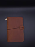 A Fine Line Writing Co. Leather Traveler's Journal – Passport (Jotter Size) (light brown)