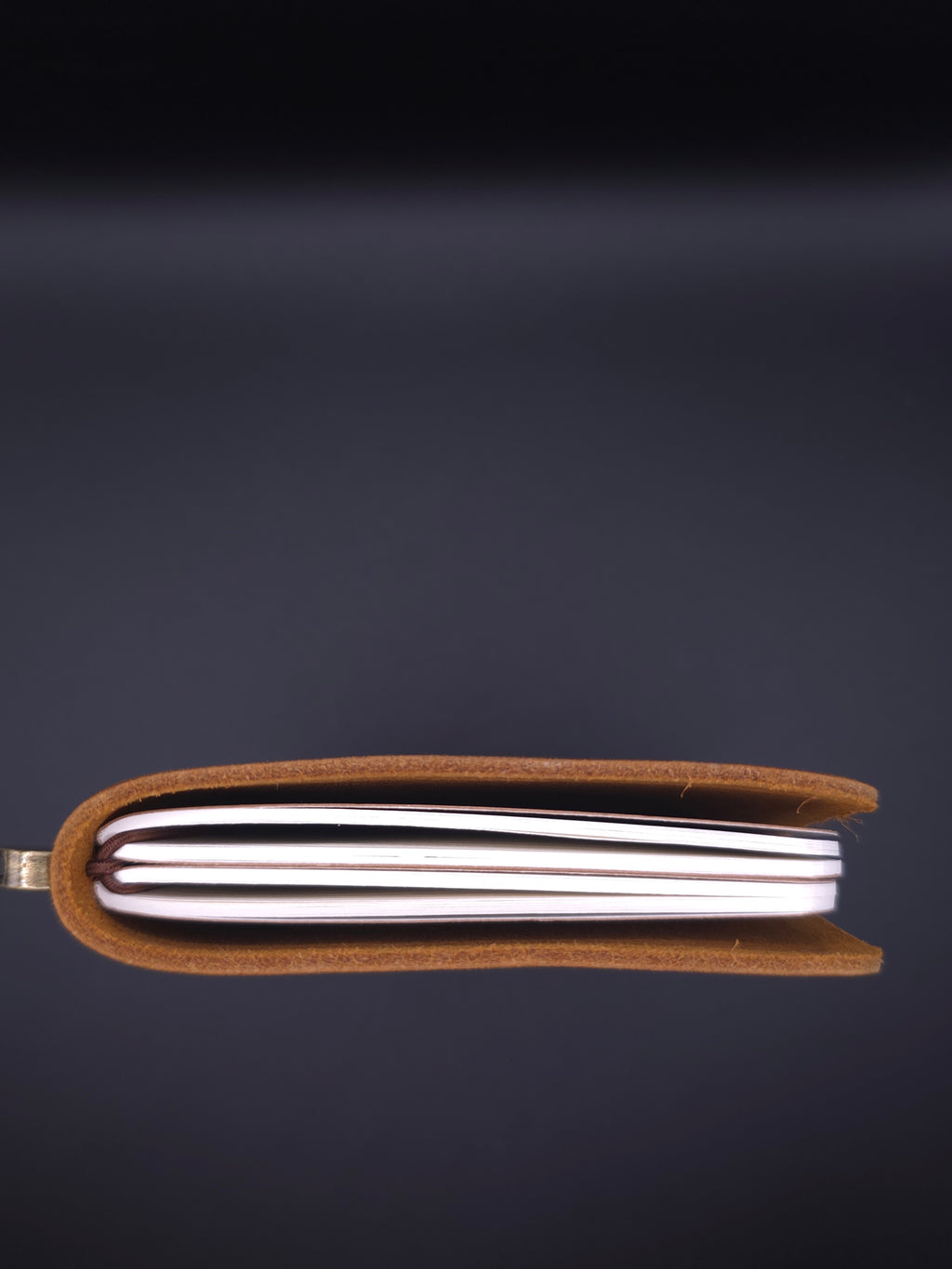 A Fine Line Writing Co. Leather Traveler's Journal – Passport (Jotter Size) (light brown)
