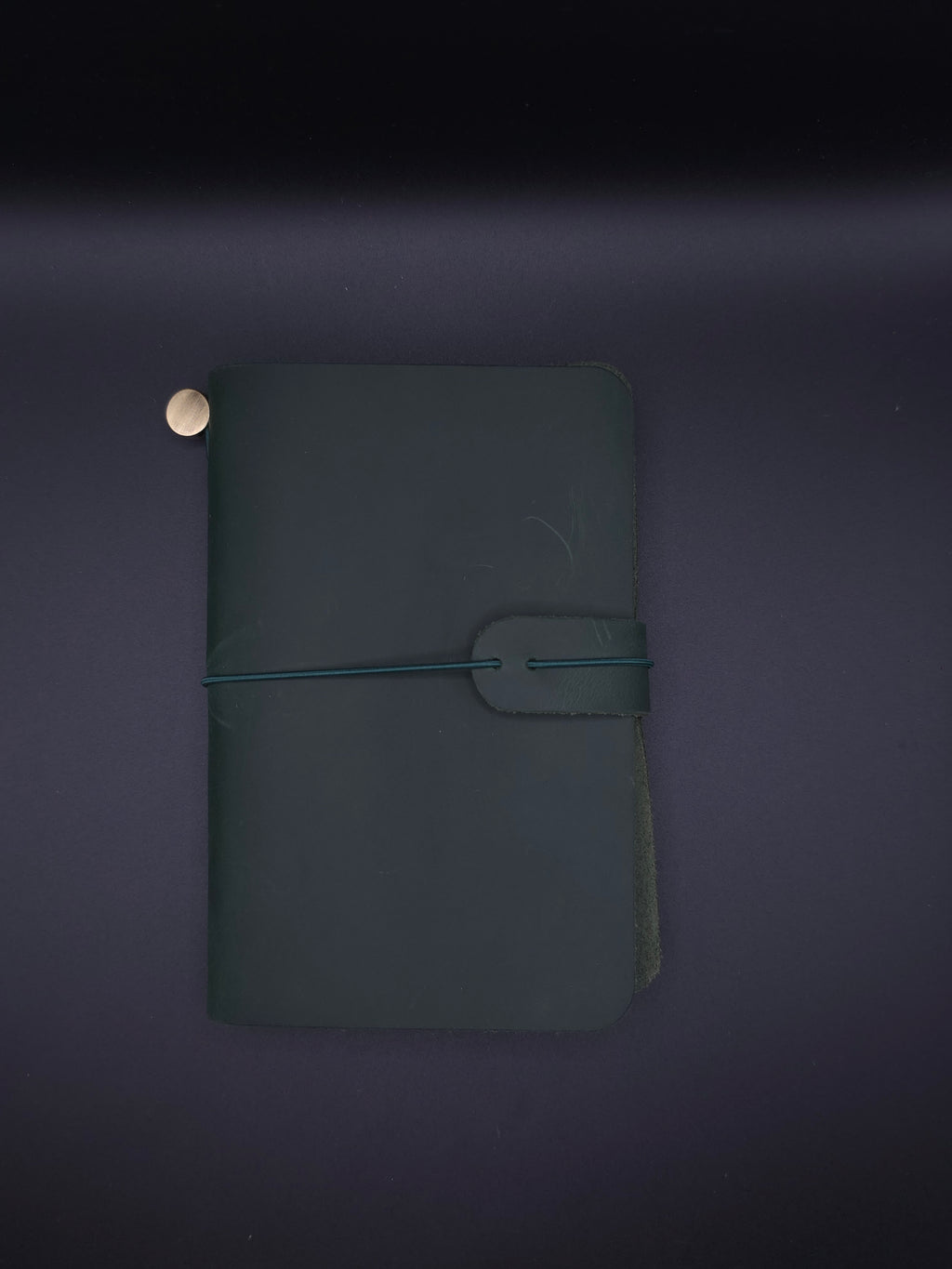 A Fine Line Writing Co. Leather Traveler's Journal – Passport (Jotter Size) (green)