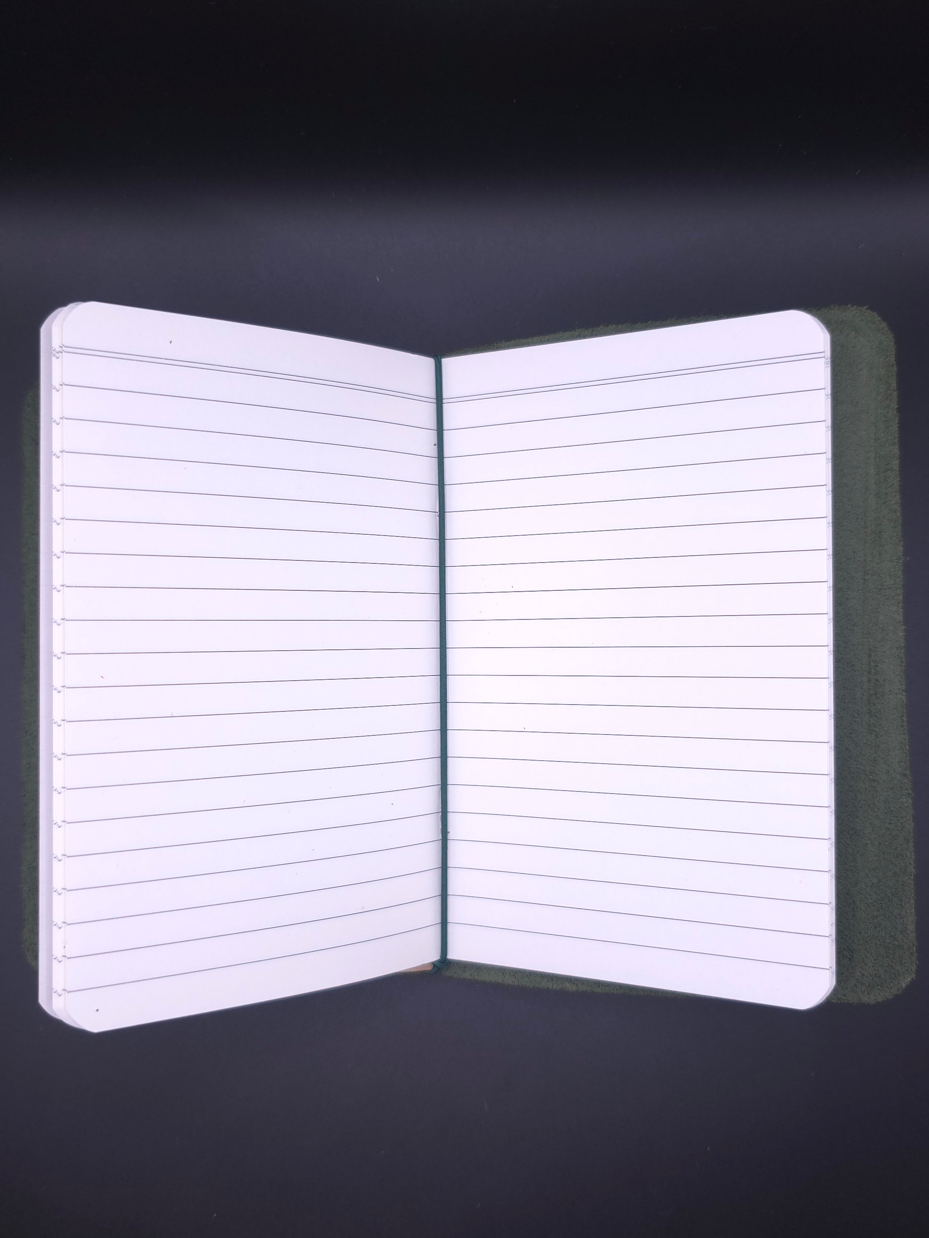 A Fine Line Writing Co. Leather Traveler's Journal – Passport (Jotter Size) (green)