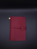 A Fine Line Writing Co. Leather Traveler's Journal – Passport (Jotter Size) (red)