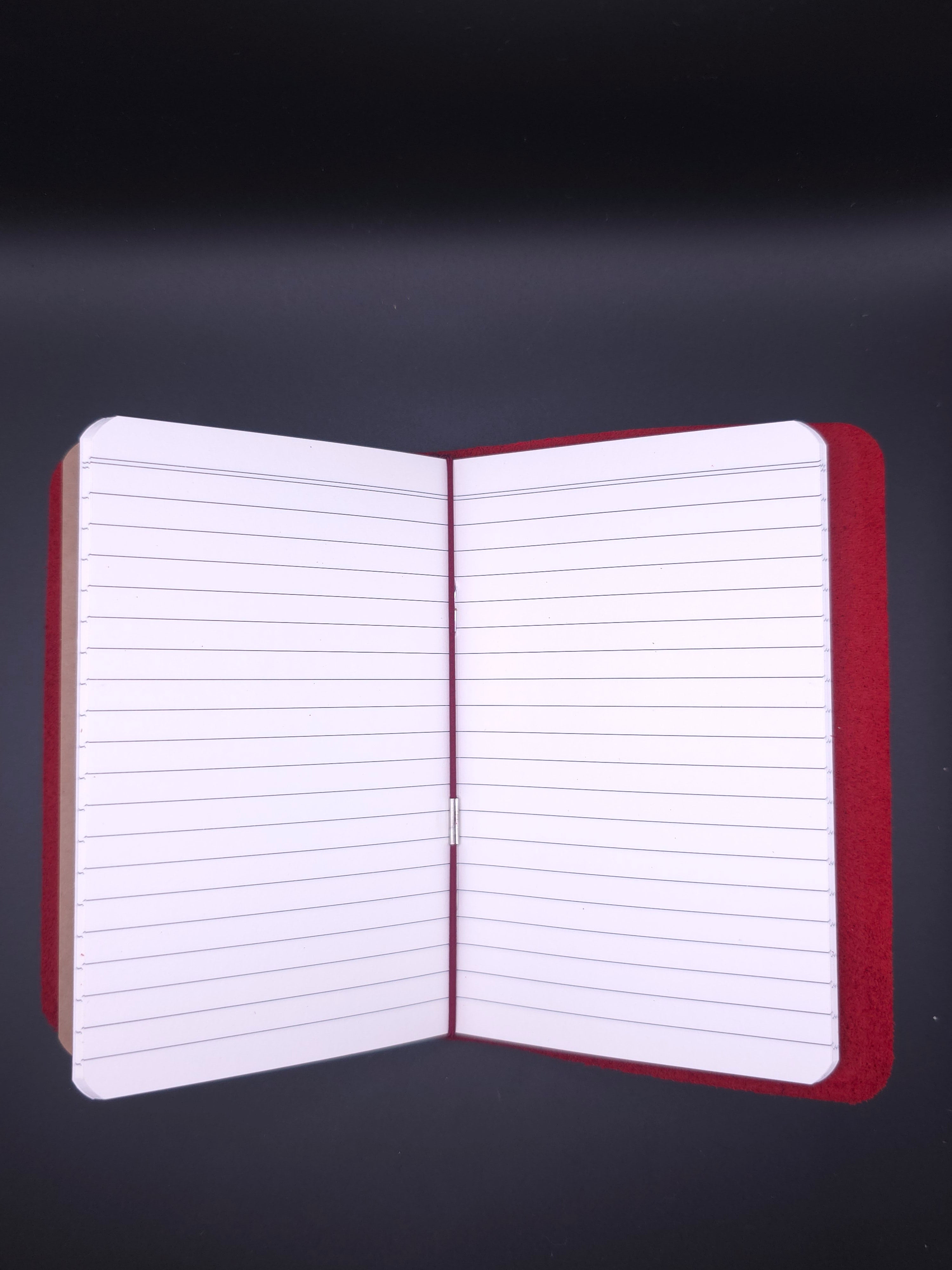 A Fine Line Writing Co. Leather Traveler's Journal – Passport (Jotter Size) (red)