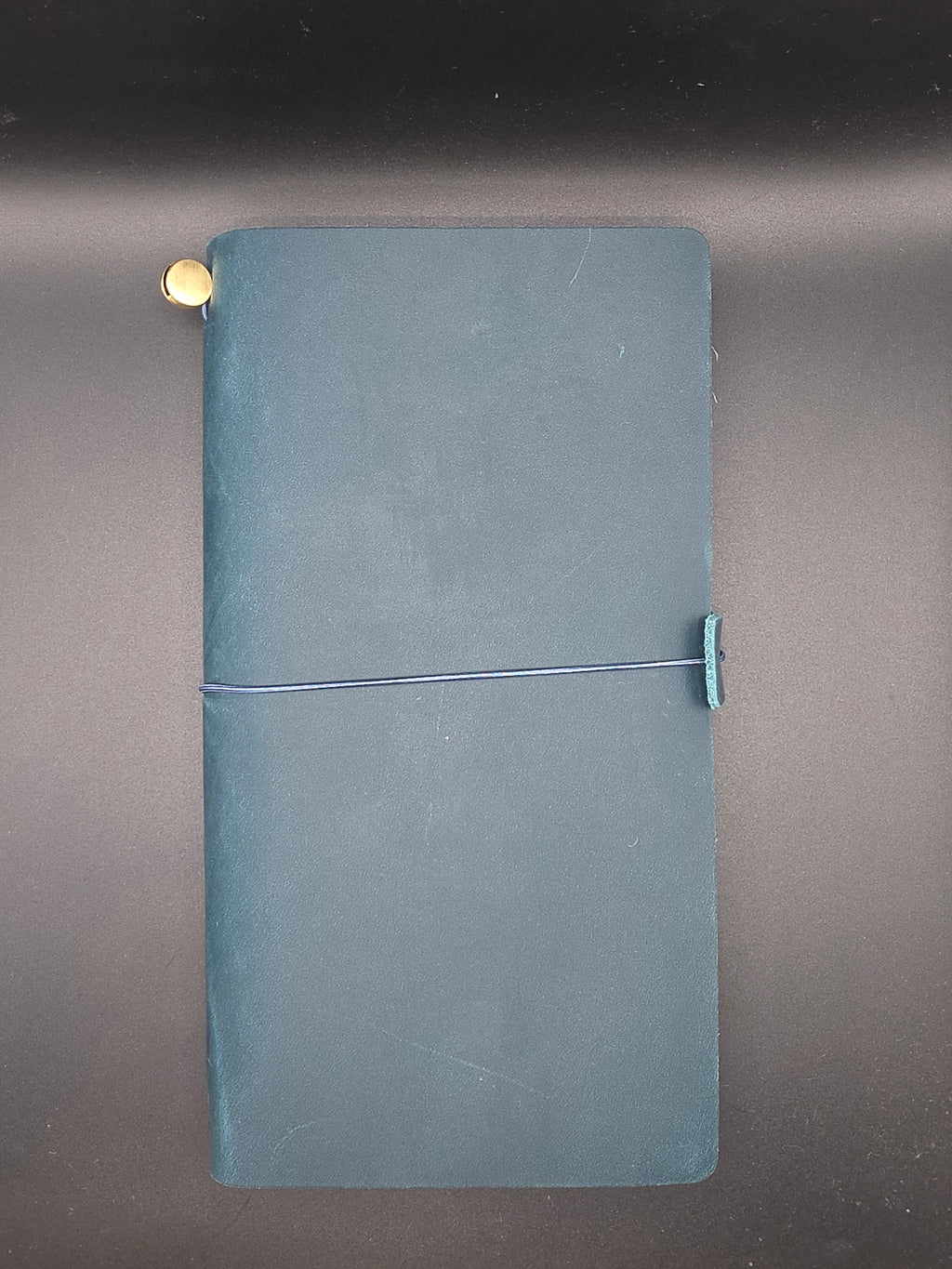 A Fine Line Writing Co. Leather Traveler's Journal – Regular Size (Blue)