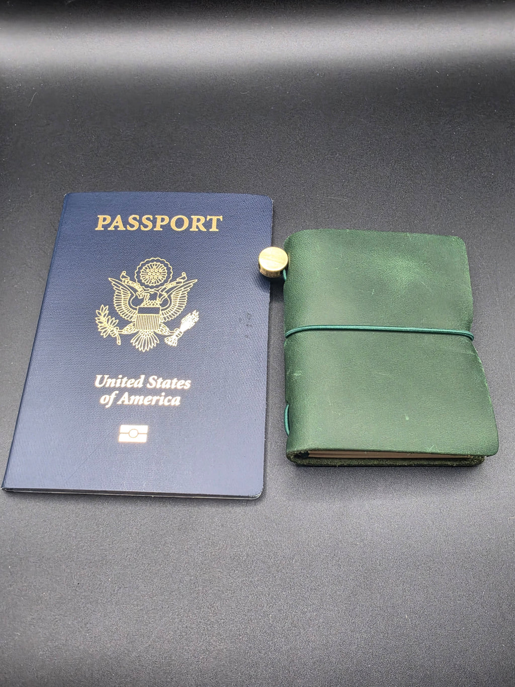 A Fine Line Writing Co. Leather Mini Traveler's Journal (Green)