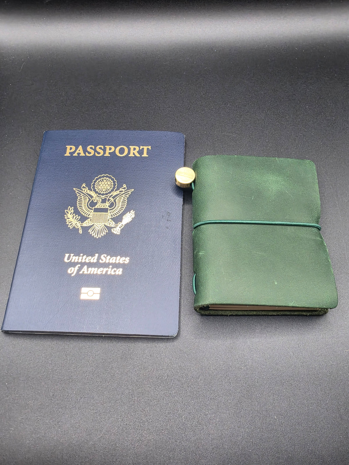A Fine Line Writing Co. Leather Mini Traveler's Journal (Green)