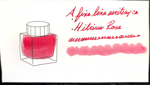 A Fine Line Writing Co Ink (Hibiscus Rose) 25 ml