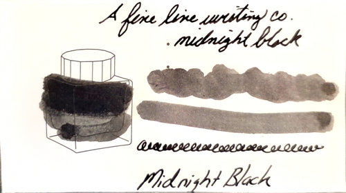 A Fine Line Writing Co Ink (Midnight Black) 25 ml